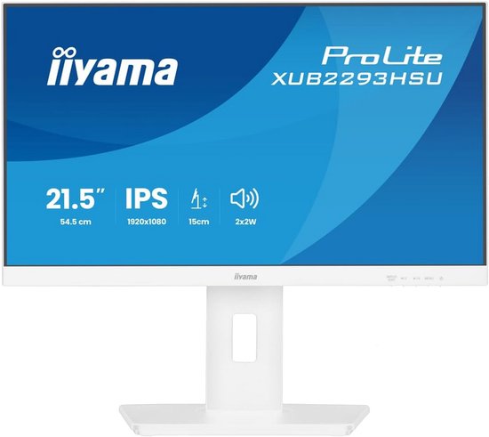 21.5 Inch Full HD IPS Monitor met 1ms Reactietijd, HDMI, DisplayPort en ...