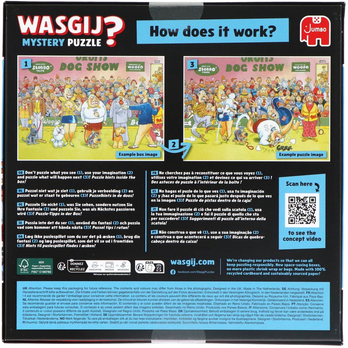 Wasgij Mystery 27 - Vlam In De Pan! - 1000 Stukjes puzzel - Legpuzzel volwassenen — afbeelding 6