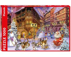 Piatnik puzzel kerst dorp 1000 stukjes - legpuzzel winter thema.