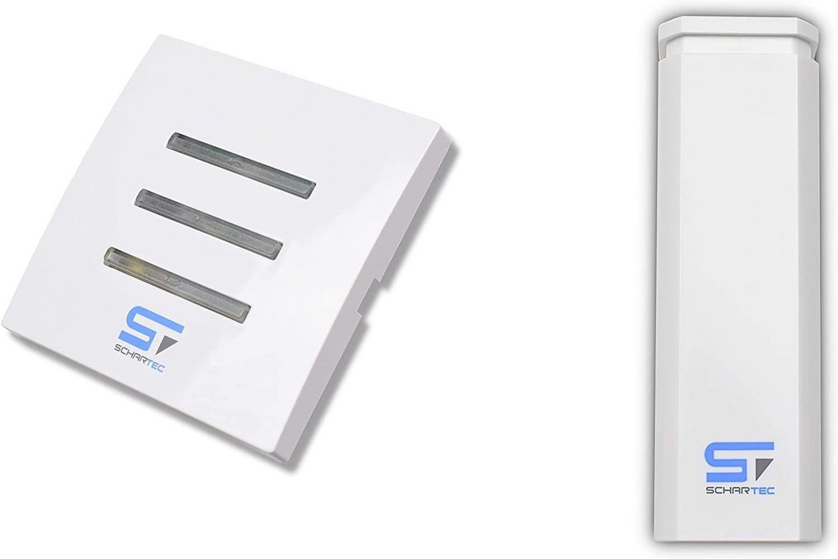 Universele Draadloze Rolluik Set met Wandknop en Afstandsbediening