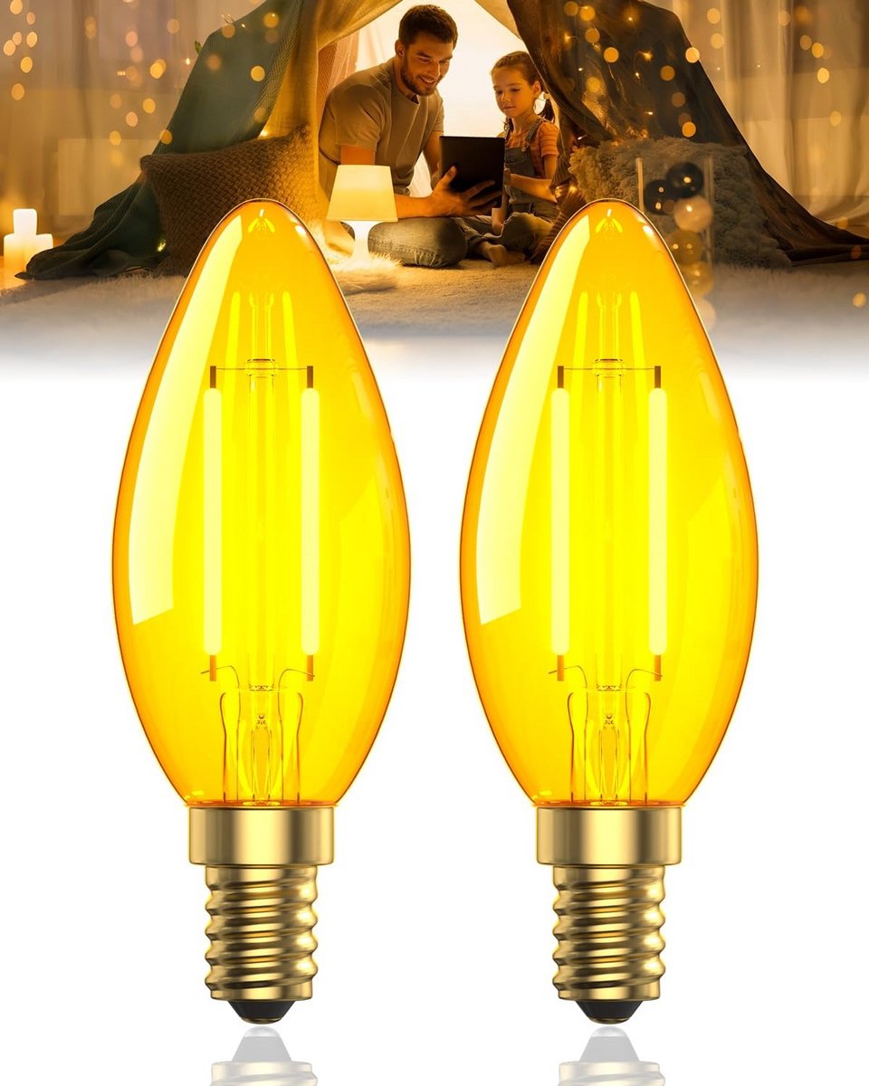 LED Lamp E14 Fitting Warm Wit 2.5W Kaarsvormig