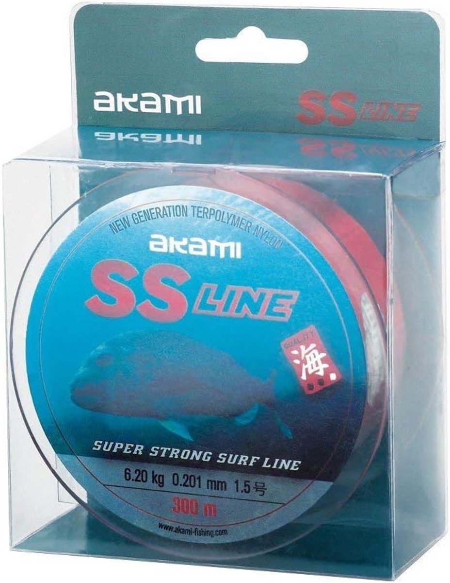Super Sterke Surf Vislijn 0,18 mm 300 m Rood - Ideaal voor Hengelsport