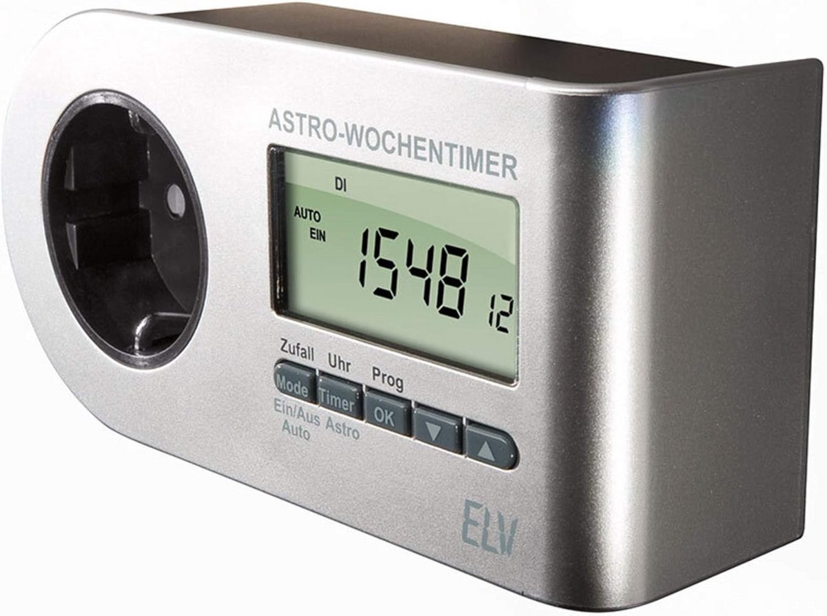 Digitale Weektimer met Astrofunctie en Aanwezigheidssimulatie