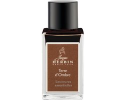 Jacques Herbin Vulpen inkt - Inktfles Essentielles - Terre d'Ombre - 15 ml - Bruin
