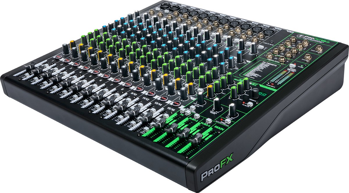 Mackie ProFX16v3 FX-mixer met USB-interface