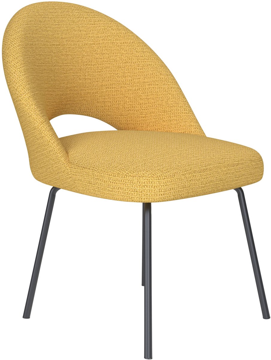 Housecraft Living Mick Eetkamerstoel Metaal Okergeel - Geel