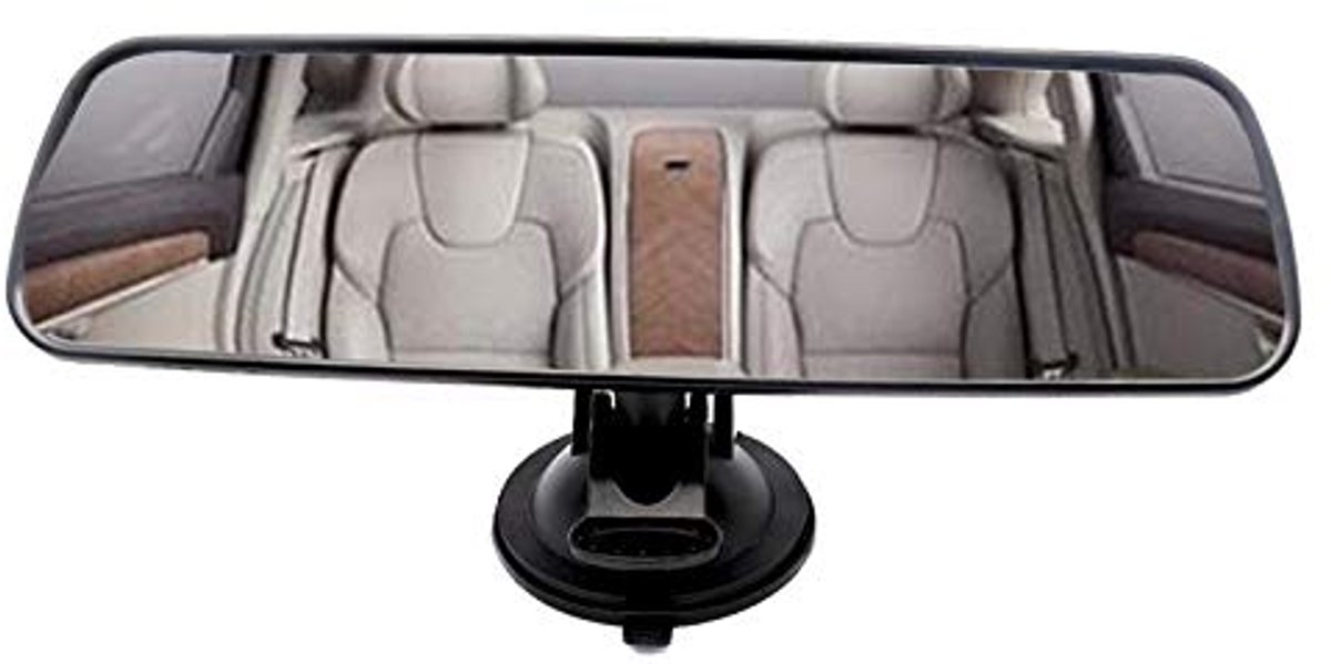 Interieur Spiegels - Verstelbare Suction Cup - Breedhoek Spiegel 25 x 7 cm