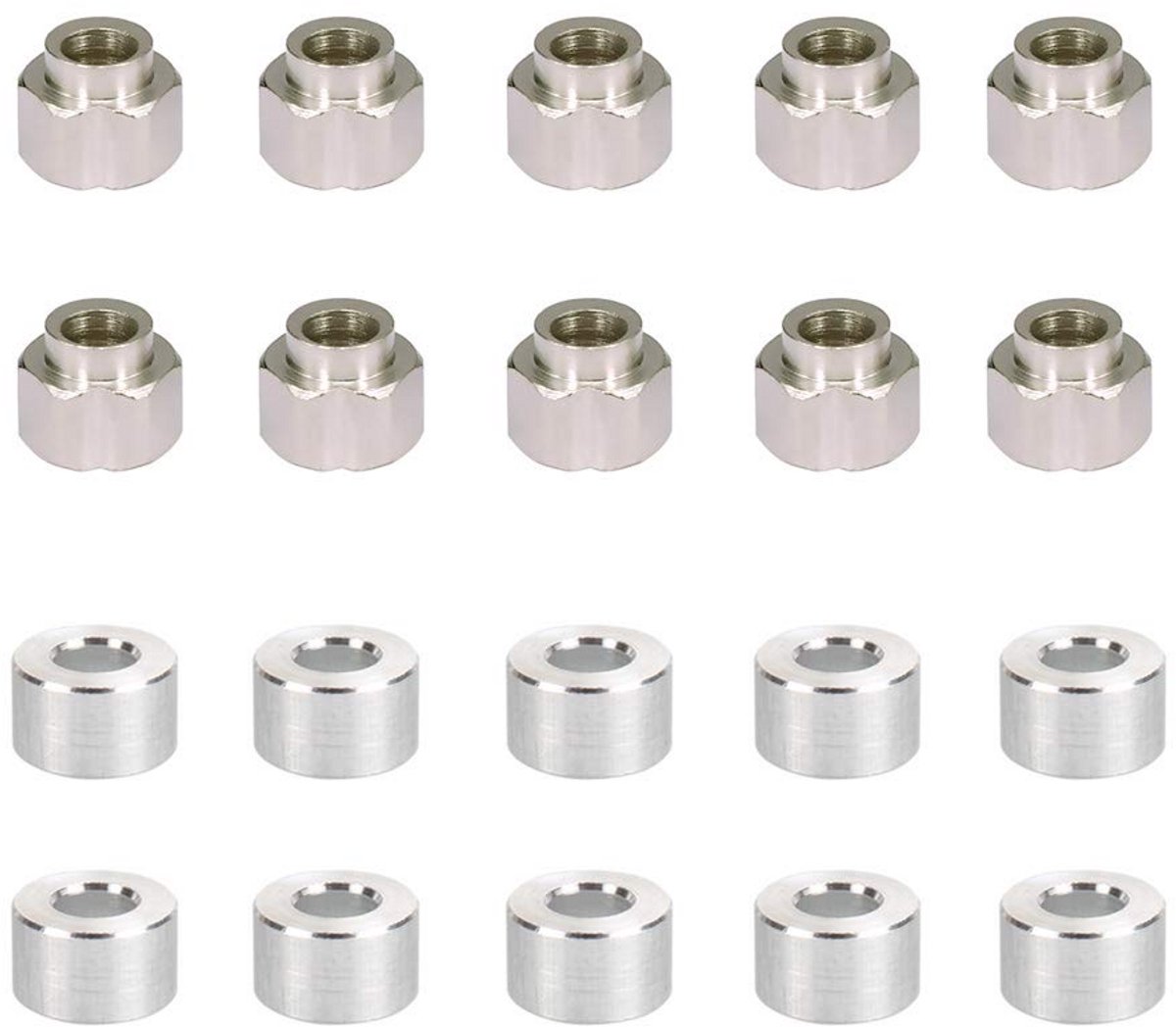 Set van 20 Excentrische Bussen voor 3D Printer V-Wielen - 6mm Hoogte