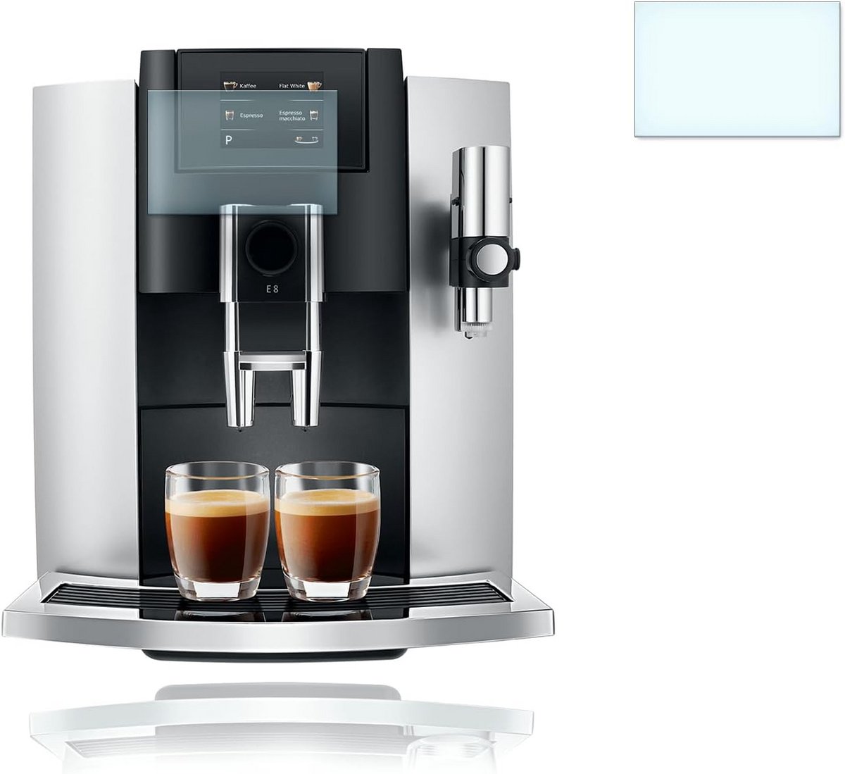 Display Beschermfolie op Maat voor Jura E8 Koffiezetapparaat