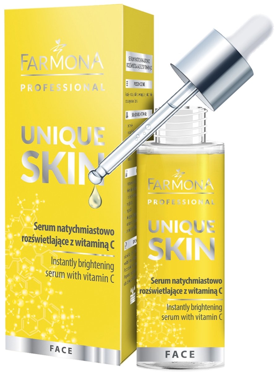 Unique Skin FARMONA - Verhelderende Gezichtsserum - Vitamine C, 30 ml