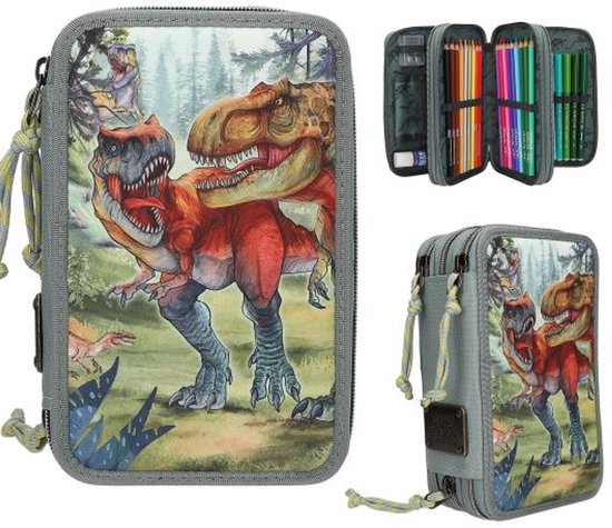 Depesche - Trousse 3 compartiments Dino World - BITE