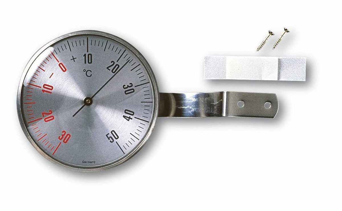 Driezijdige Buiten Thermometer voor Ramen en Muren