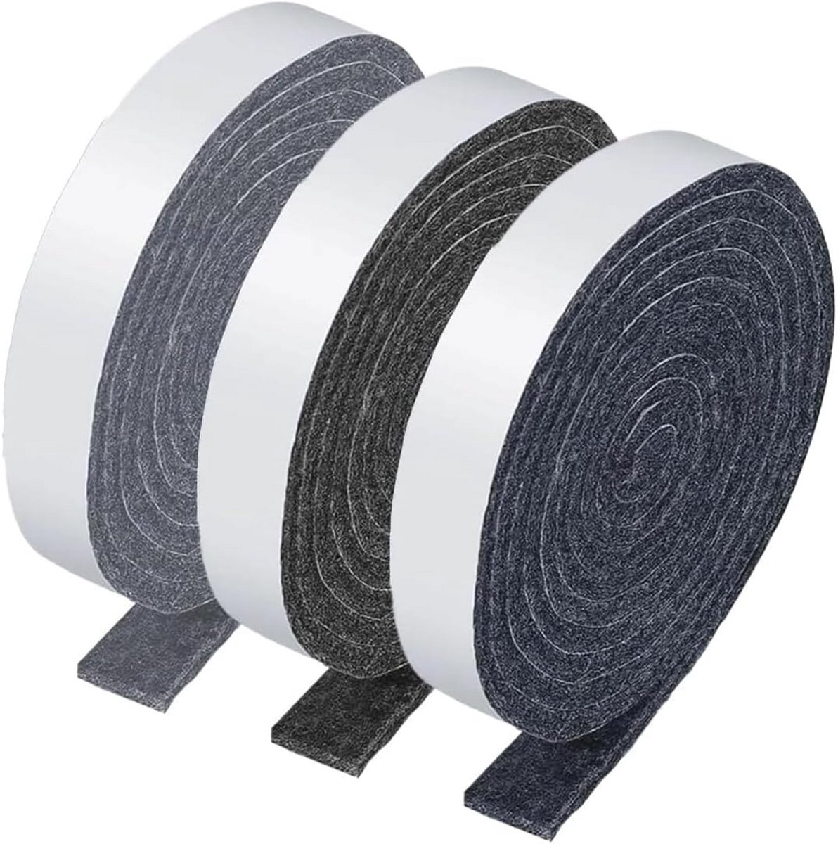 Set van 3 Zelfklevende Viltglijders voor Meubelpoten met Antislip Bescherming