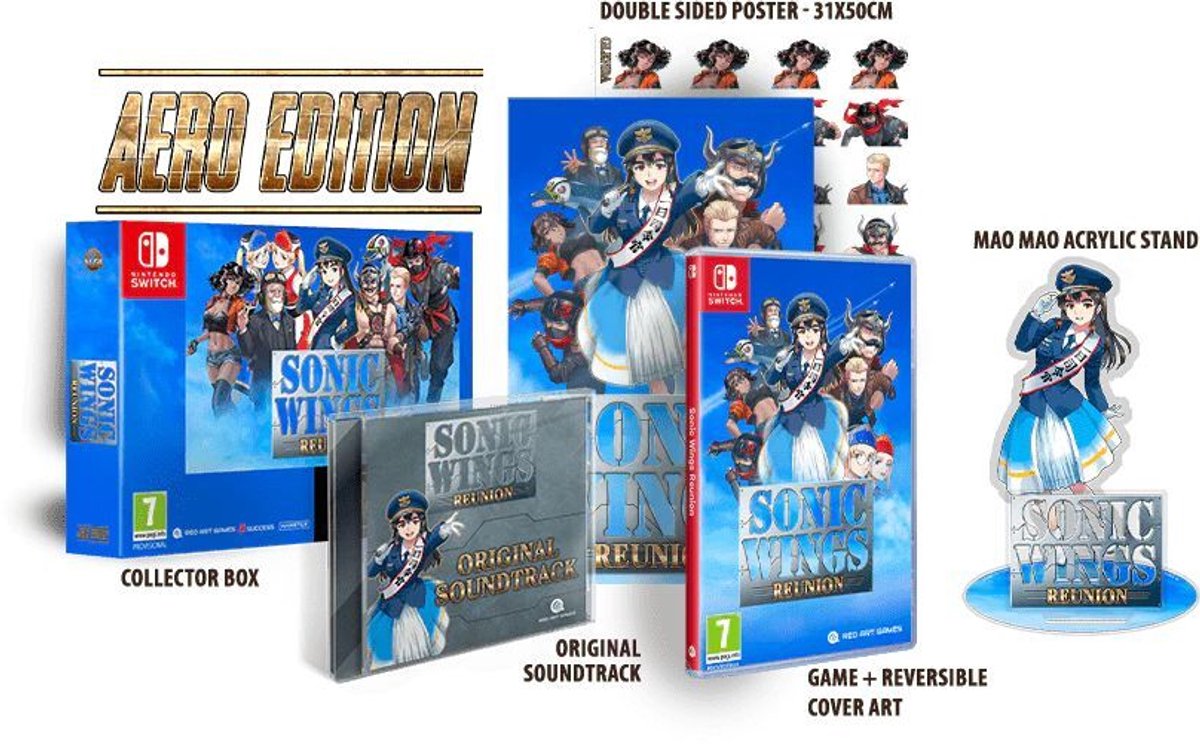 Red Art Games Sonic Wings Reunion - Collector's Edition Verzamel Nintendo Switch