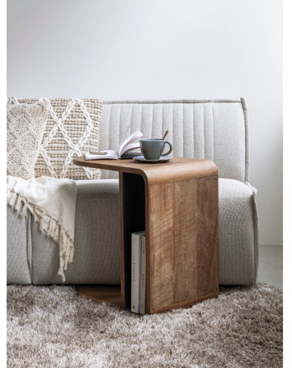 DTP Home Laptop table Evo,55x55x35 cm, recycled teakwood