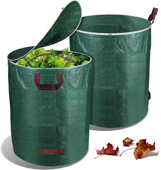 Sacs de Déchets Jardin Résistants en PP Robuste Sacs Poubelle de Jardin - 400L - Vert - 3 Unités | Leroy Merlin