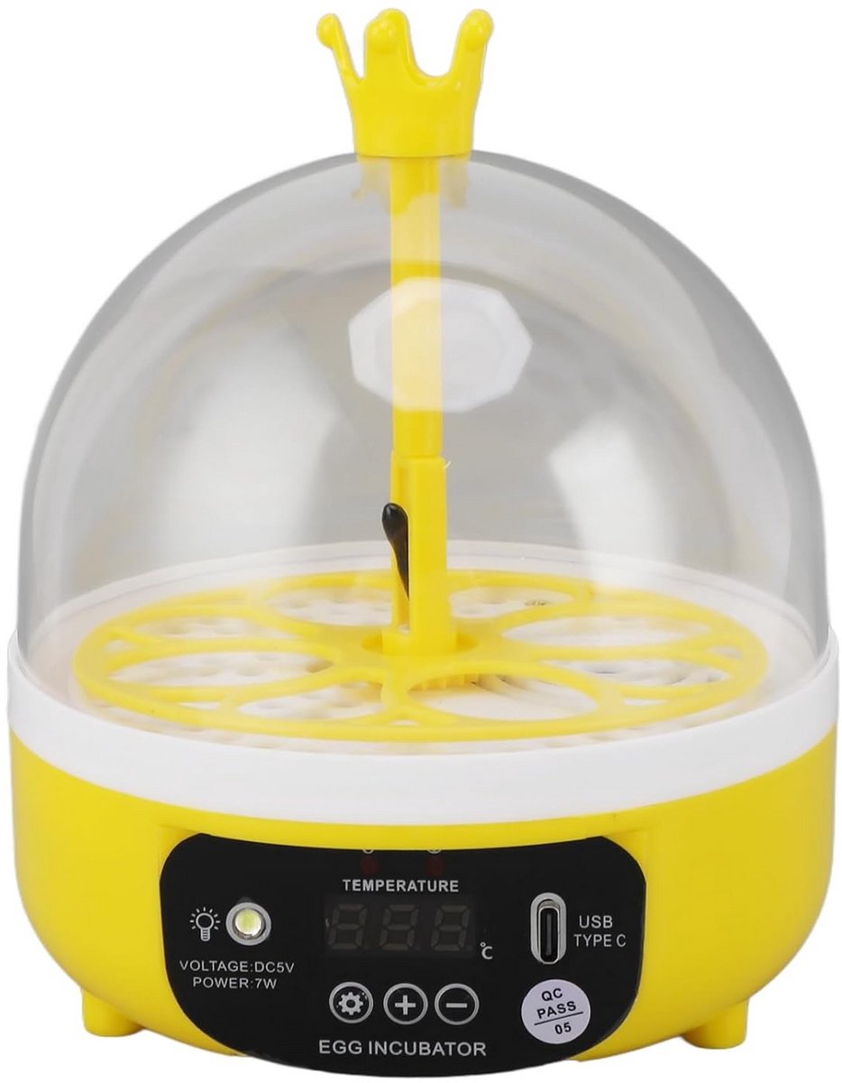 Automatische Mini Broedmachine met Temperatuur- en Vochtigheidsregeling