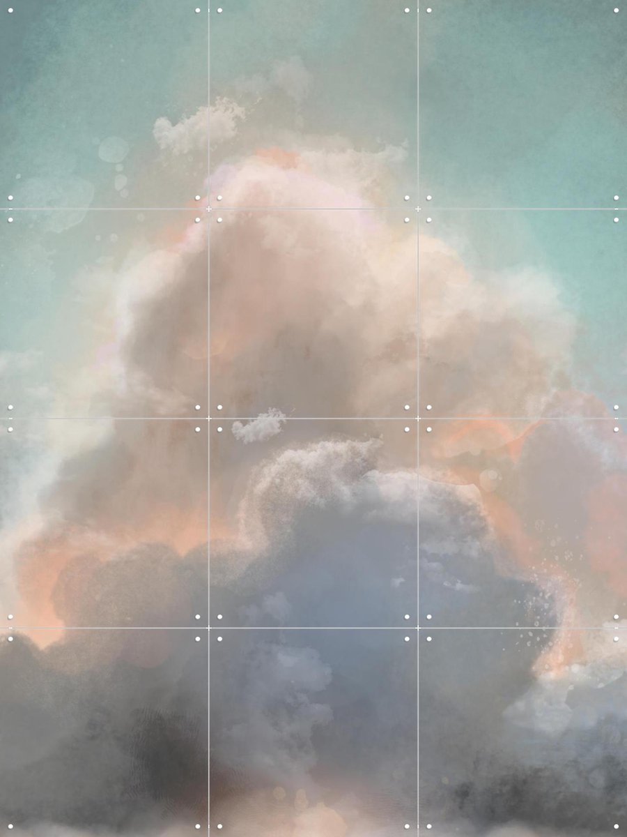 IXXI Sky, Esther Sepers - 60 x 80 cm - Gratis ophangtool - Grote wanddecoratie en posters - Illustraties, Natuur