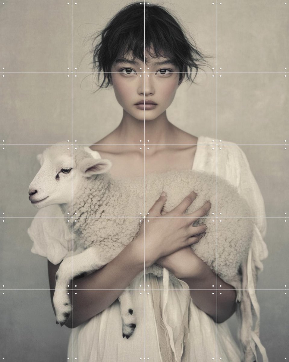 IXXI Thao, STUDIO HANNAH LEMHOLT - 80 x 100 cm - Gratis ophangtool - Grote wanddecoratie en posters - Realisme, Naturalisme, Fotografie, Woonkamer