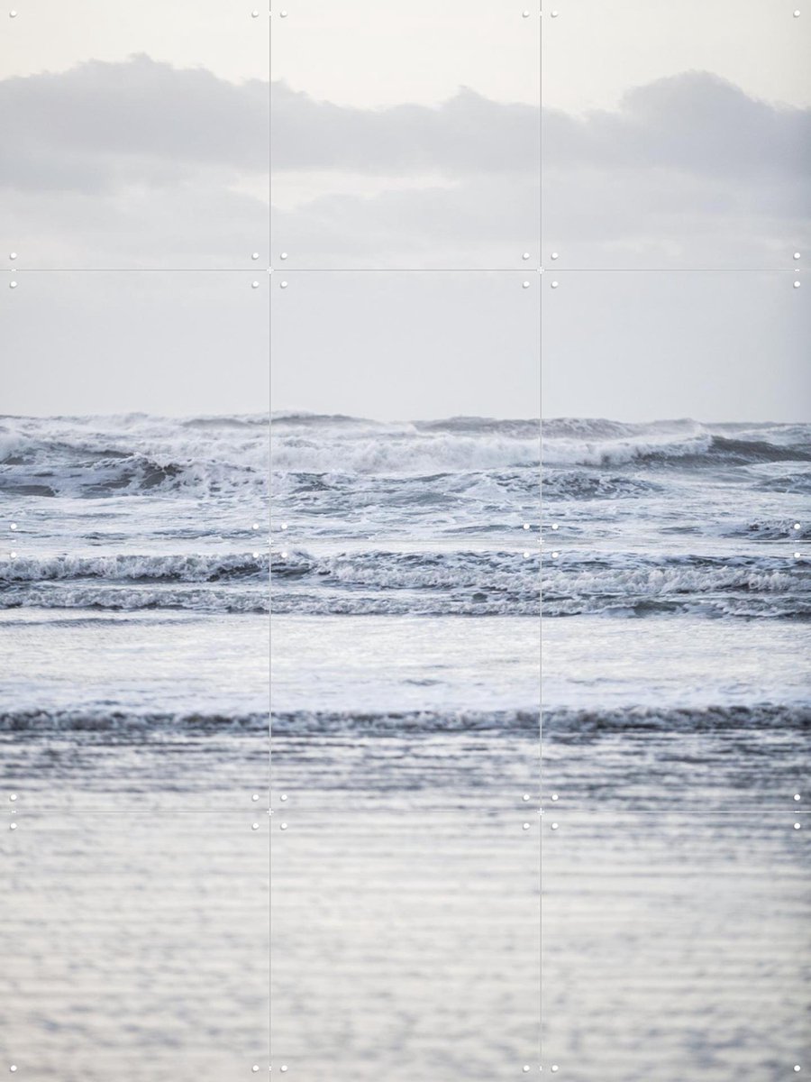 IXXI The Sea, Mareike Böhmer - 60 x 80 cm - Gratis ophangtool - Grote wanddecoratie en posters - Fotografie, Minimalisme, Slaapkamer, Woonkamer