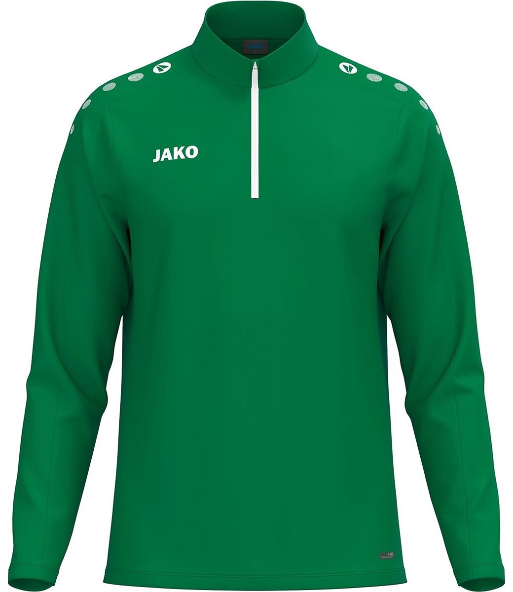 Jako One Ziptop Heren - Sportgroen | Maat: S