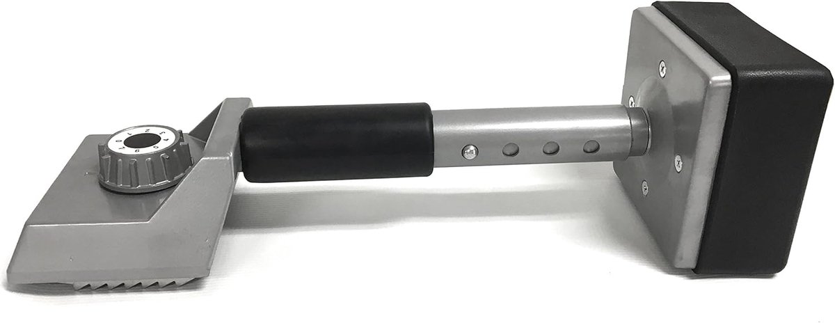 Tapijt Kniekicker - Tapijtspanner Brancard - Vastzetten Vloerbedekking - Verstelbare Spikes Handvat - Regular - Zilver