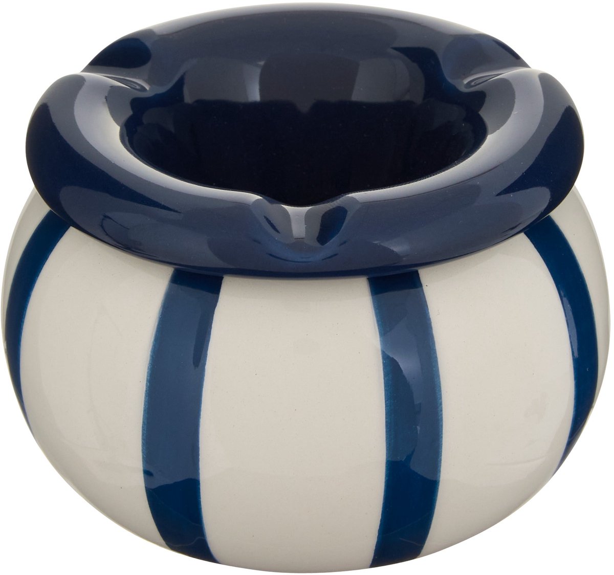 Atmosphera Della Pasta Keramische Asbak - Ø9xH6cm - Blauw