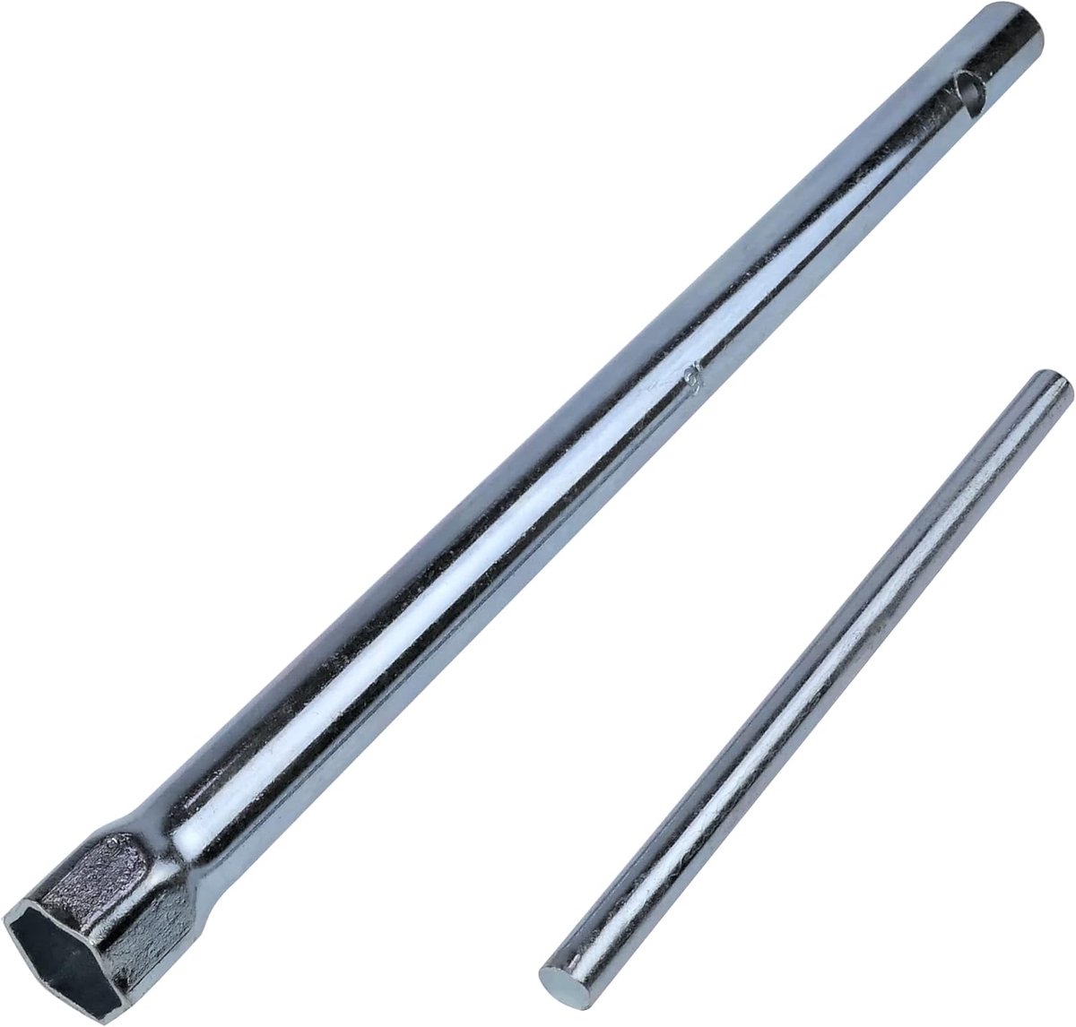 AERZETIX - C53709 - ignition tube wrench - spark plug wrench - 16 mm x 280 mm in "T " hexagon + metal rod 150 mm - spark plug removal tool