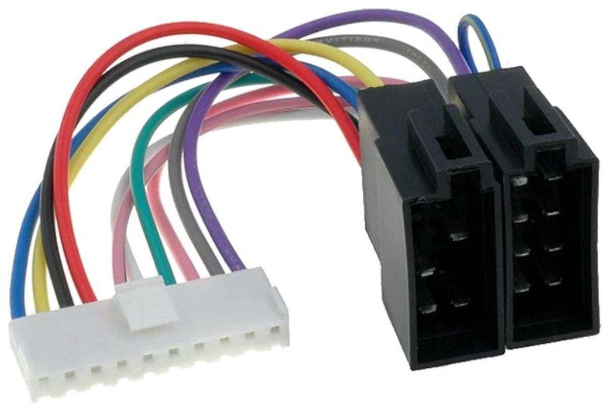 ISO kabel voor Pioneer autoradio - Diverse KEH - 10-pins - 0,15 meter