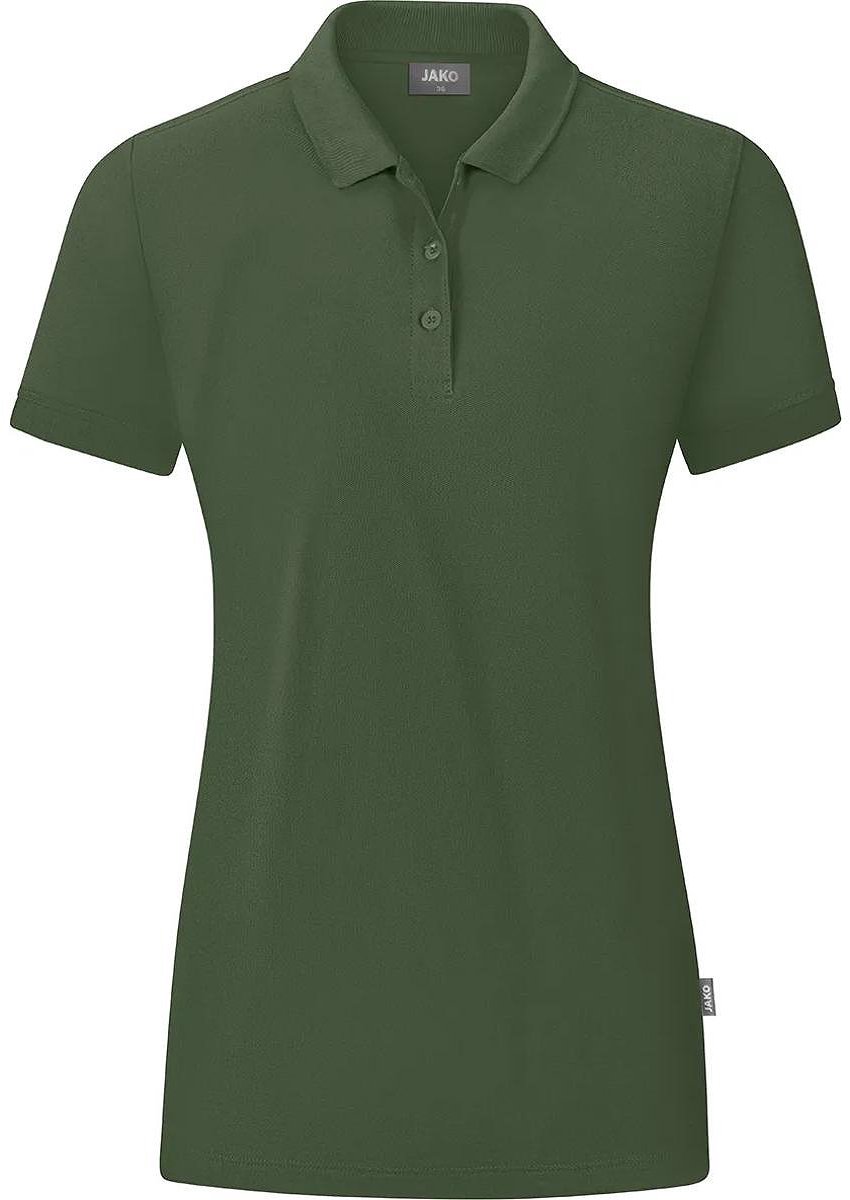 Jako Organic Polo Dames - Olijf | Maat: 42