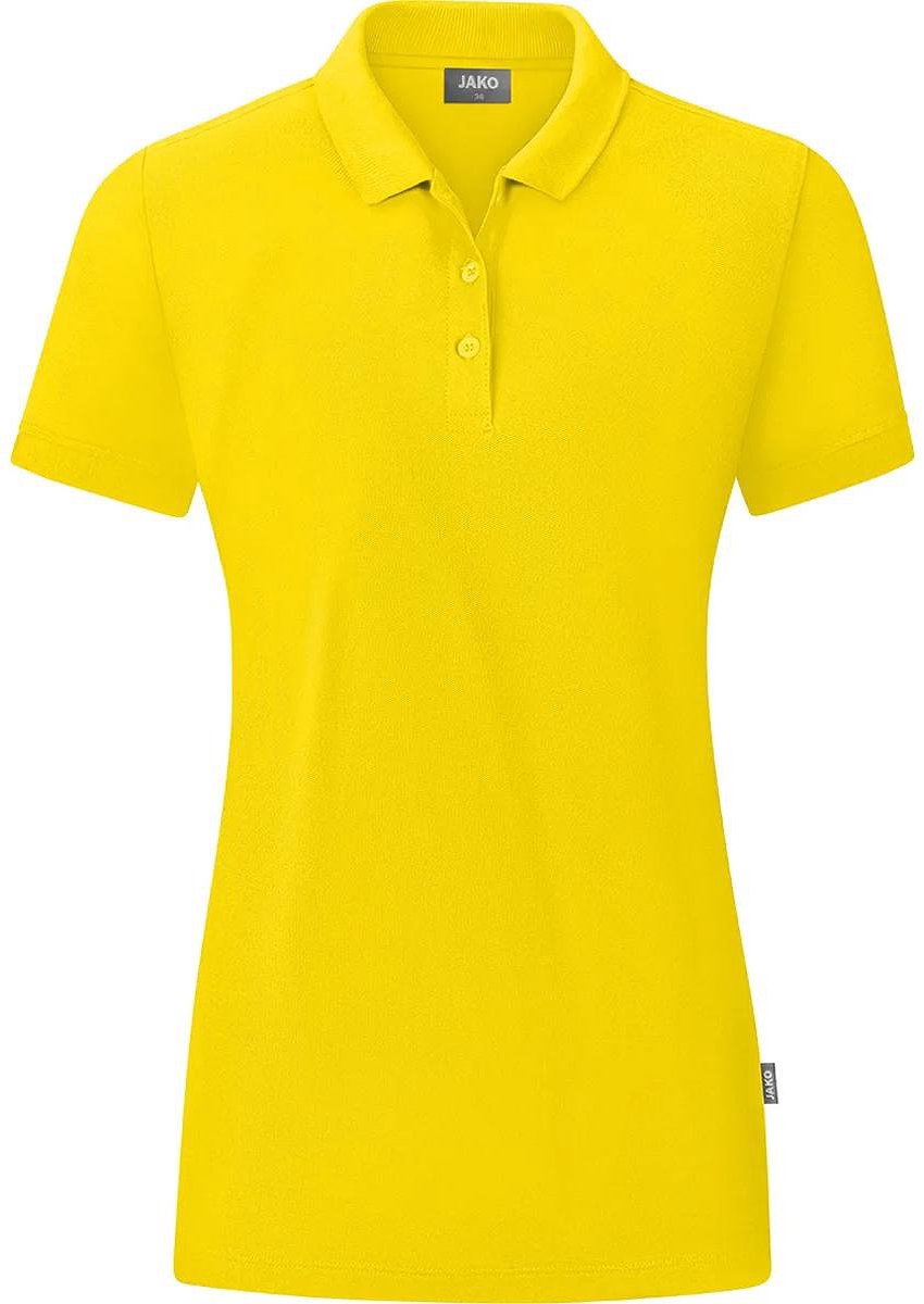 850x1200.jpg Jako Organic Polo Dames - Citroen | Maat: 42 - Afbeelding 1