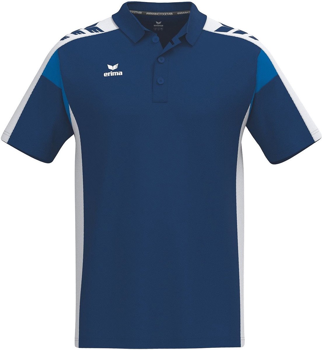 Erima Celebrate 125 Polo Heren - New Navy / Wit | Maat: XXL