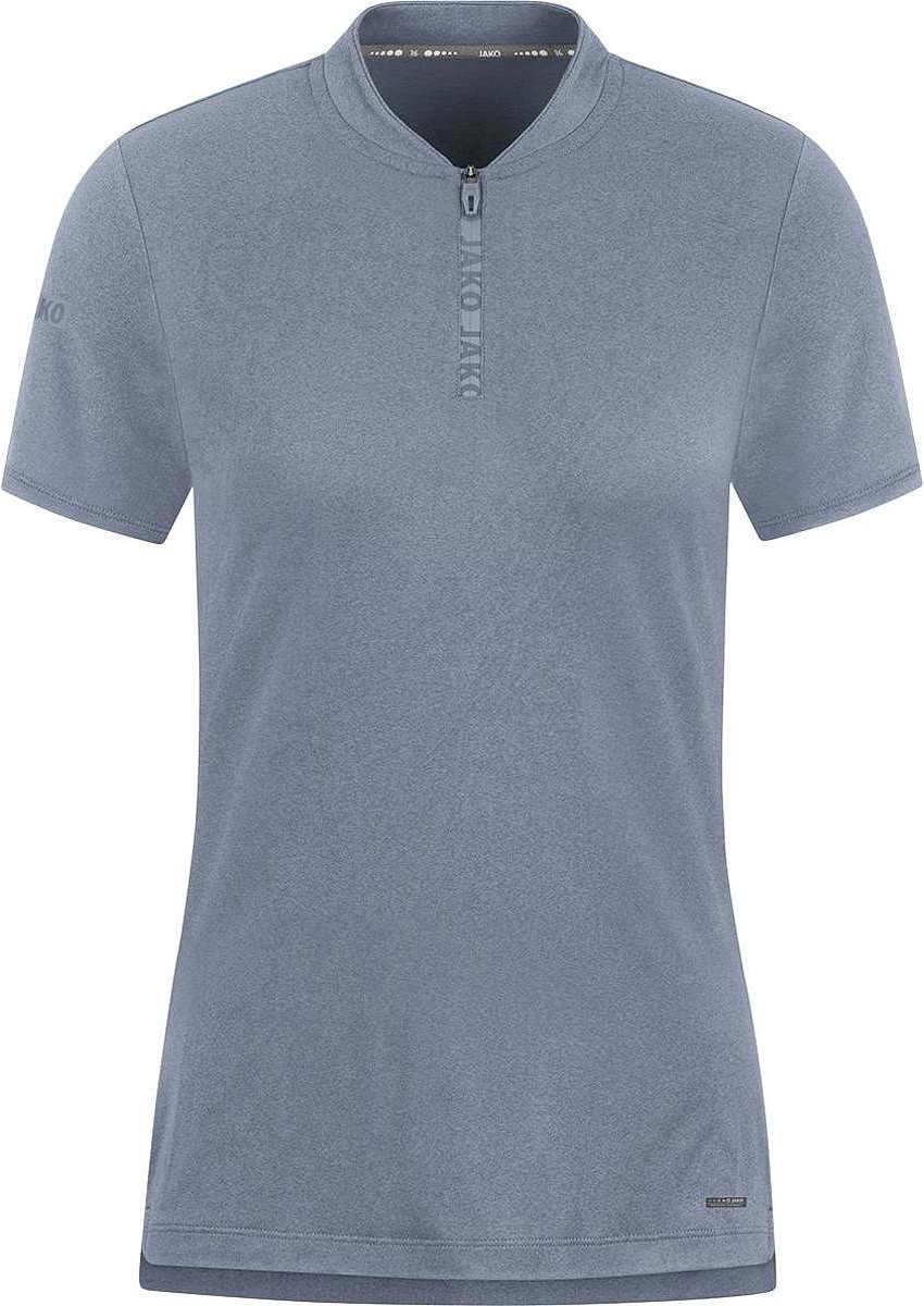 Jako Pro Casual Polo Dames - Smokey Blue | Maat: 40