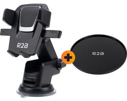 R2B Telefoonhouders Auto Zuignap - Dashboardpad - Raam/Dashboard - Gsm Houder Auto - Autohouder - Telefoonhouder Auto - Mobiel Houder Auto - Telefoon Houder - Auto Telefoonhouder - Phone Holder Car