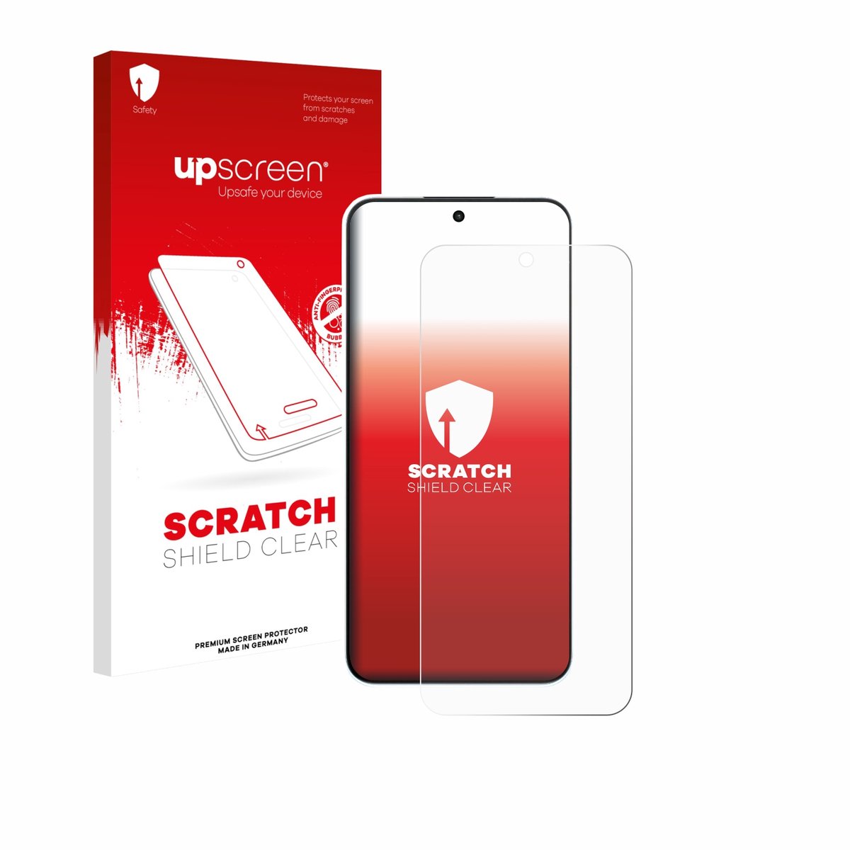 upscreen - Screenprotector voor Oppo A6s Pro - Folie Beschermfolie transparant