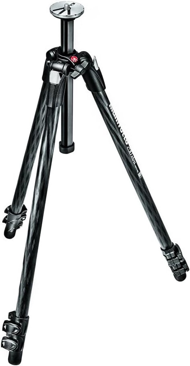 Carbon Statief - Driepoot Camera - Stabiele Opnames - Vier Pootstanden - 65.2 Inch Max - Zwart