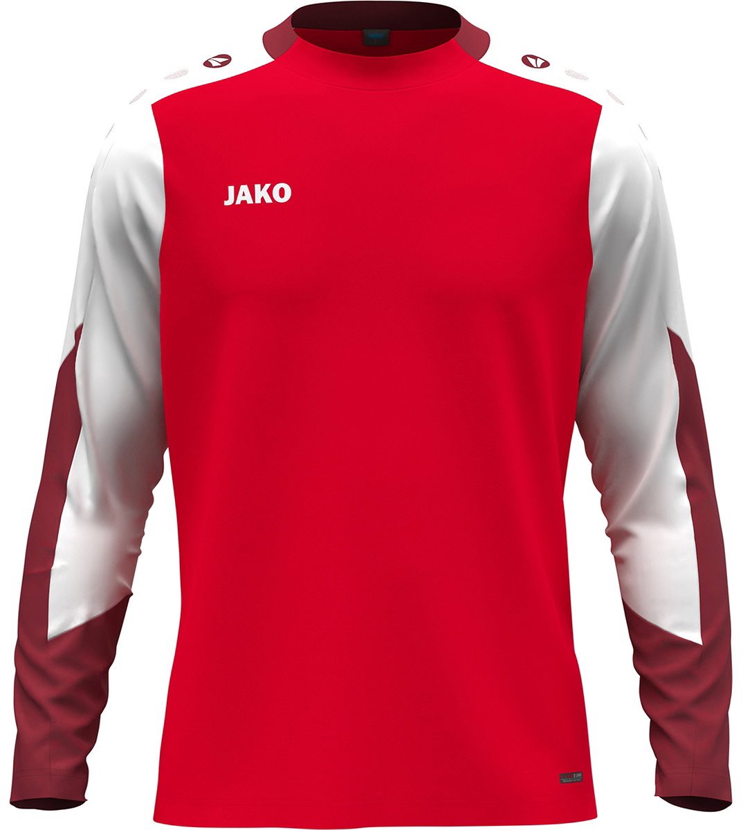 Jako Dynamic Longsleeve Kinderen - Rood / Wit / Donkerrood | Maat: 116