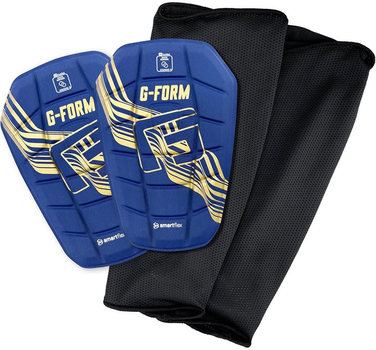 G-Form Pro-S Blade Scheenbeschermer - Marine / Goud | Maat: L