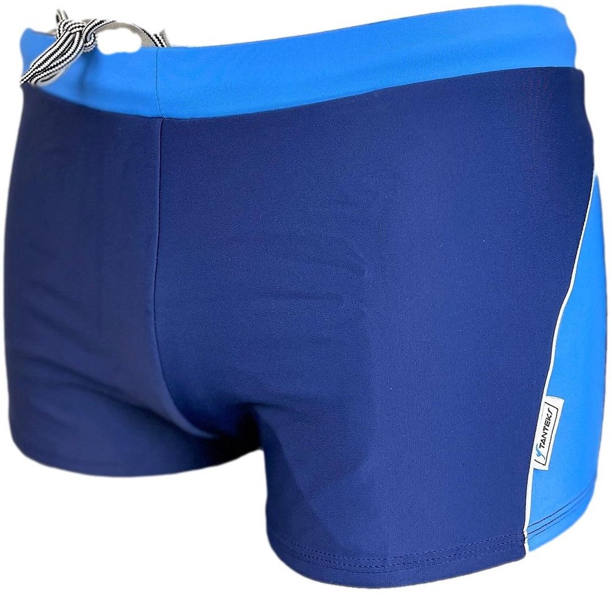 Zwemboxer Toronto Blue/Blue - Maat S - Zwemboxer Heren Blauw - Stanteks