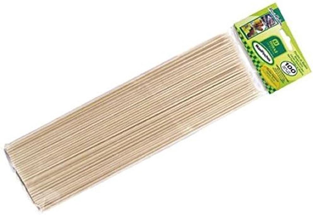 Houten Spiesen - BBQ Prikkers - Culinair Gebruik - Stevig en Lang - 30 cm