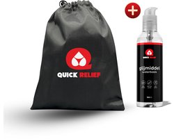 Quick Relief Opbergzakje - Opbergzak voor Vibrator, Dildo of Masturbator + Gratis 150ml Glijmiddel Waterbasis - Erotisch Opbergzakje - Mannen & Vrouwen