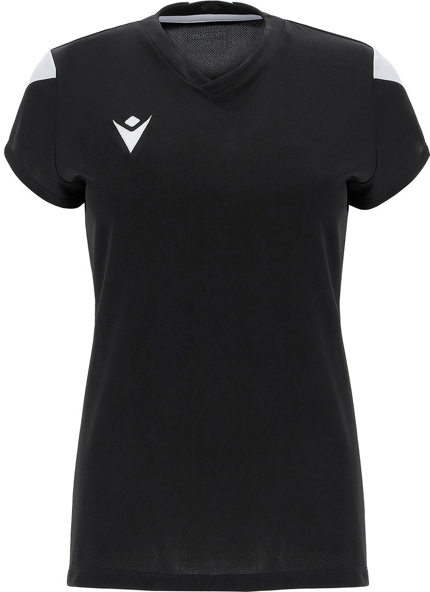 Macron Oxygen Shirt Korte Mouw Dames - Zwart / Wit | Maat: XL