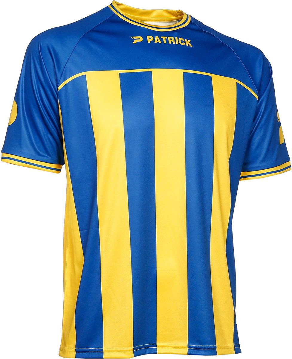 Patrick Coruna Shirt Korte Mouw Heren - Royal / Geel | Maat: 3XL