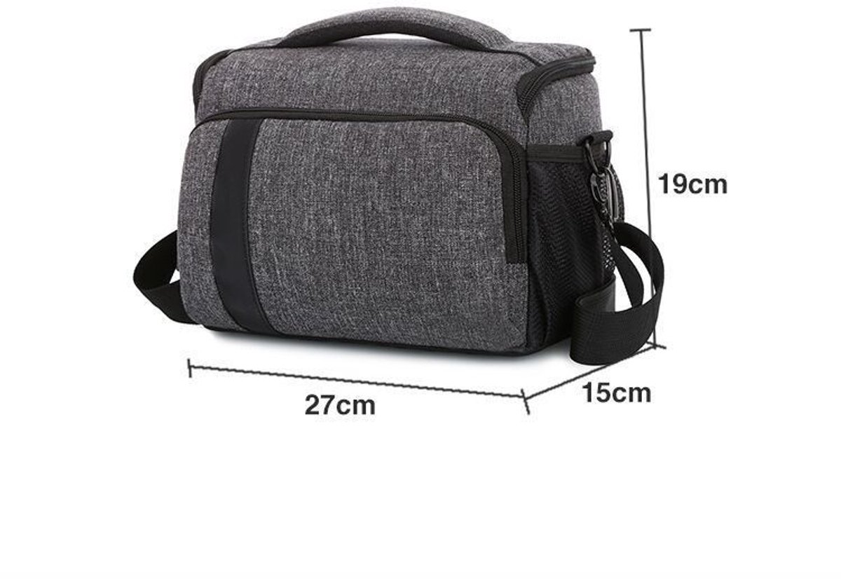 Auerberg Pro C7 schoudertas cameratas fototas voor Canon Nikon Olympus Fuji Pentax Sony foto camera video 7L thumbnail 6