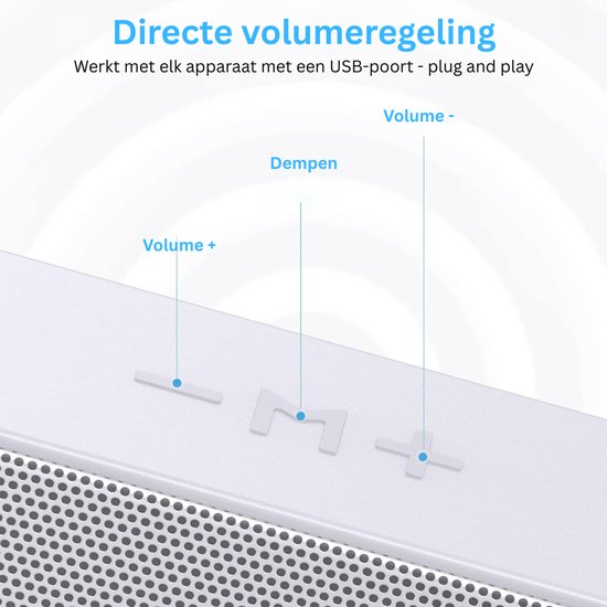 Soundbar PC - Speaker Computer - Plug & Play - 35W van Merkloos — afbeelding 3