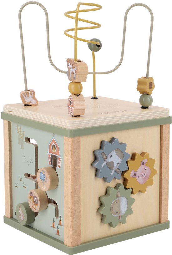 Little Dutch - Activiteitenkubus FSC - Little Farm van Little Dutch — afbeelding 5