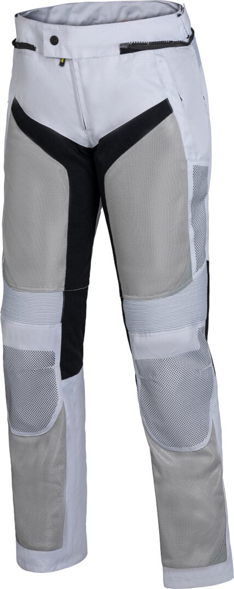 IXS Trigonis-Air Light Grijs Zwart Textiele Motorbroek - Broek