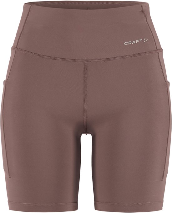 CRAFT ESSENCE SHORT TIGHTS 3 W Dames Sportlegging - FLINT