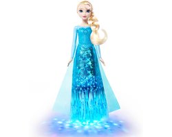 Disney Frozen Zingende Elsa modepop met lichtjes en muziek - zingt 'Let It Go' in 4 talen