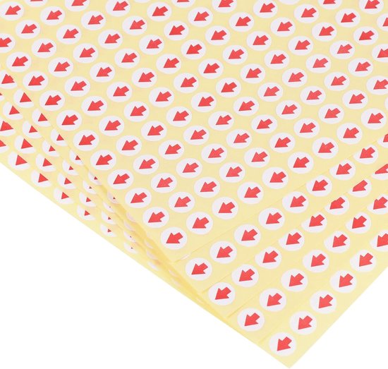 Pijl Sticker Rond Kleine Pijl Stickers - 0.3